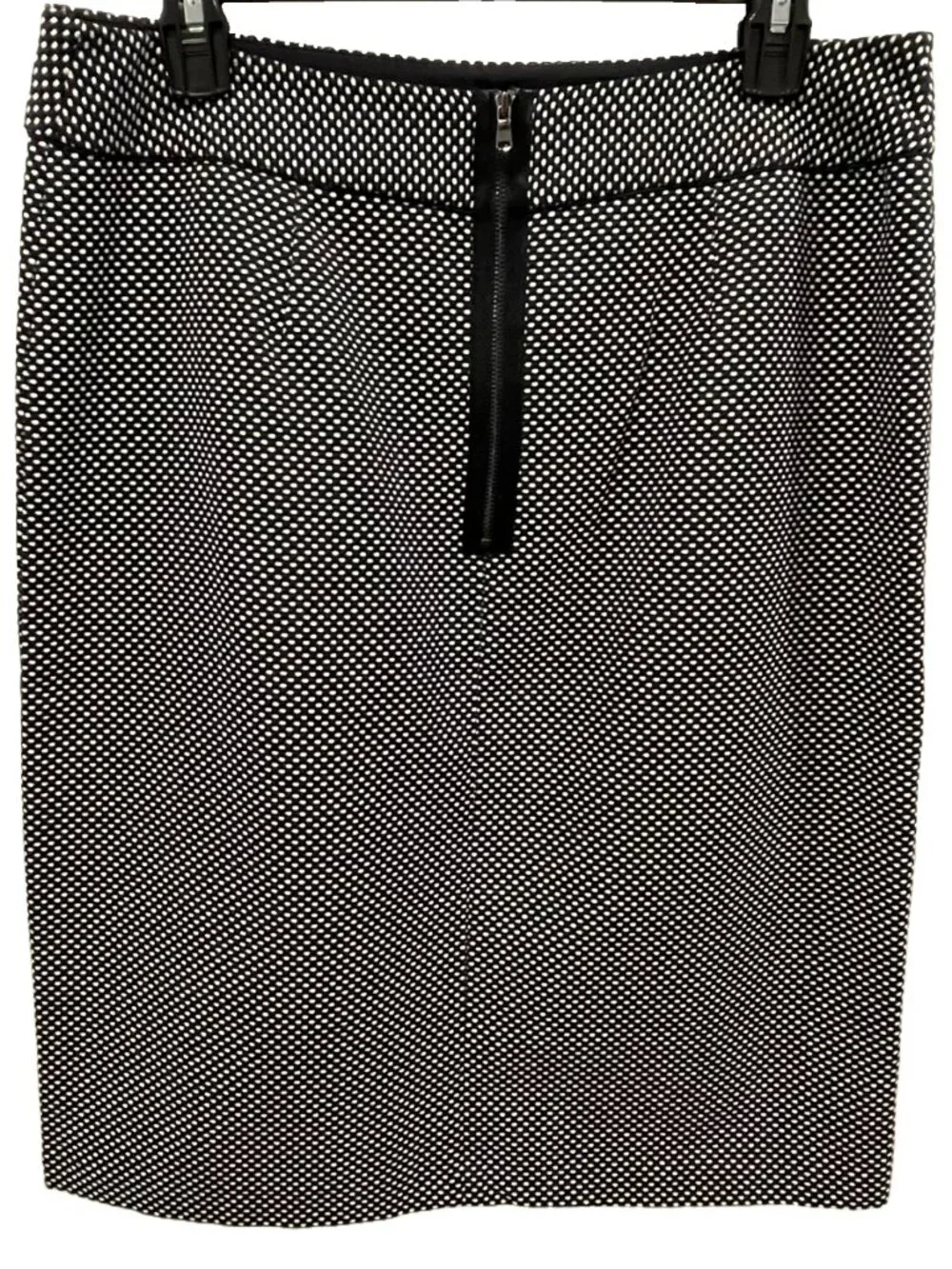 Navy White Polka Dot Pencil Skirt Size 10 Jones New York